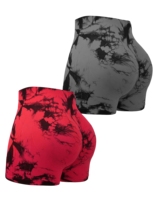 Short de sport taille haute pour femme, pantalon de fitness, short de yoga, respirant, serré, cyclisme, pas de lignes maladroites 1